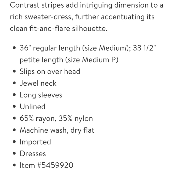 Eliza j medium sweater dress fit and flare - Picture 3 of 12